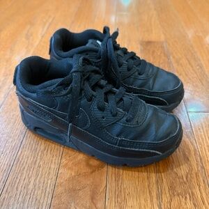 Nike Air Max 90 Triple Black PS Boys Kids Girls 13C CD6867-001 Sneakers Shoes